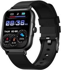 Pebble Nomad Large Vibrant Display Bluetooth Hd Smart Watch 1Point85 Jet Black