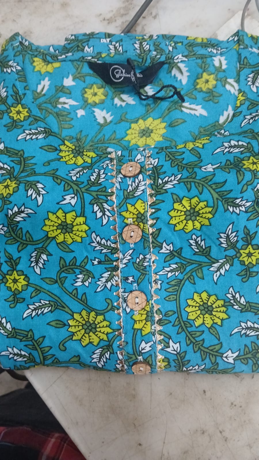 Kurti For Women Colour Blue Size M