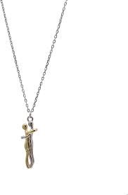 Korean Trendy Golden Silver Pendant For Unisex
