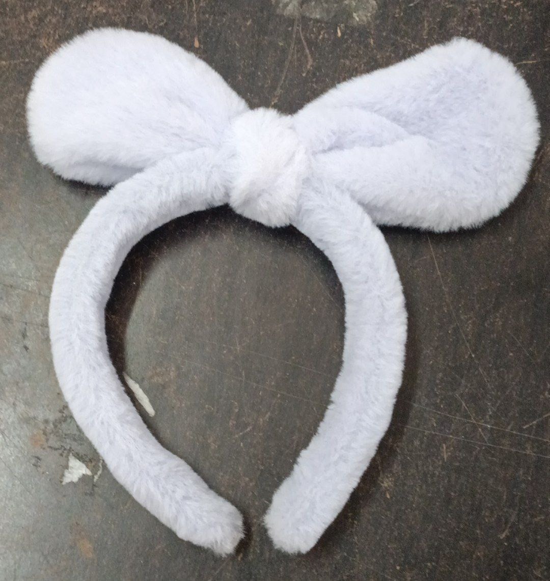 Rabbit Ear Headband Furry Soft Cute Hair Clip For Girls