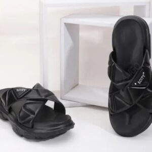 New Premium Summer Trendy Latest Design Wedges Heel Black Size 38 For Women