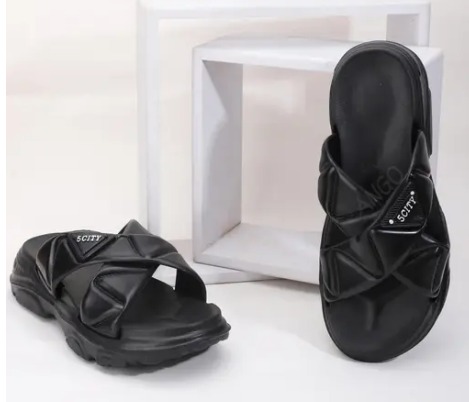 New Premium Summer Trendy Latest Design Wedges Heel Black Size 38 For Women