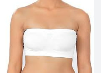 Strapless Padded Bra For Womens Size 30 White