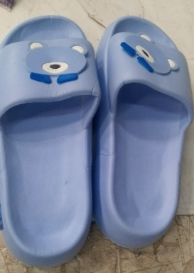 Women Sky Blue Slipper Size 38