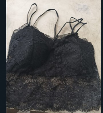 Black Padded Bra For Women Size 28