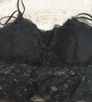 Black Padded Bra For Women Size 28