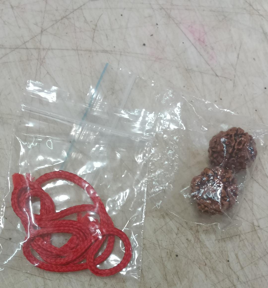 Rudraksha With Red Thread