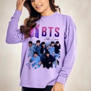 Women Purple Color T Shirt Size M