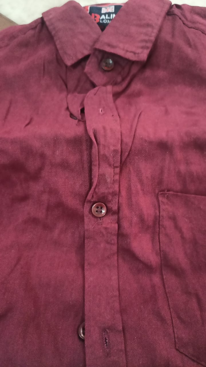 Men Shirt Size M Color Red
