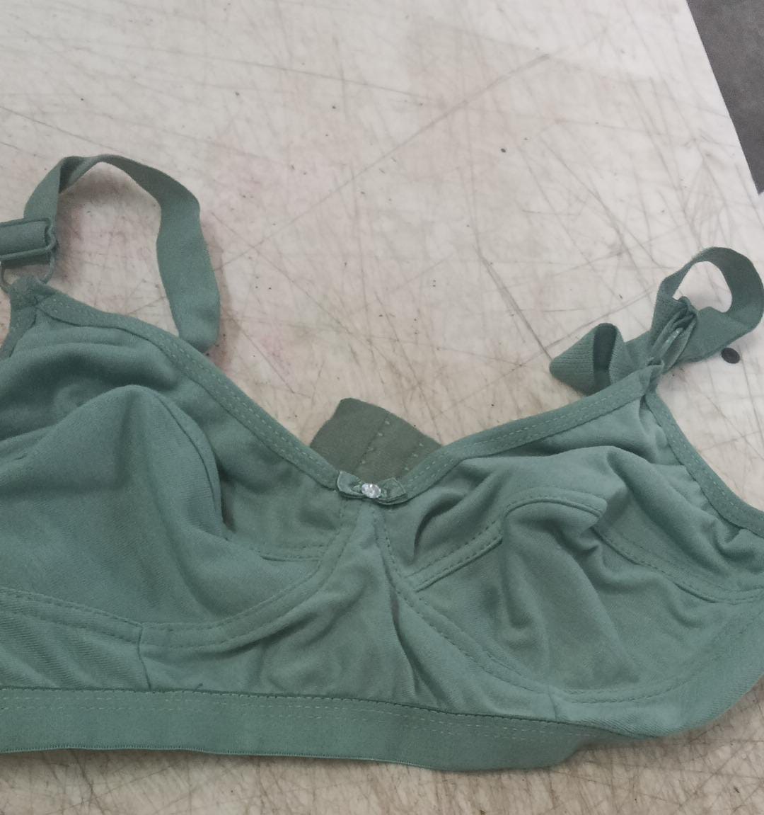 Women Green Color Bra Size 32