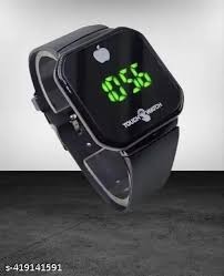 Touch Screen Black Watch For Kids