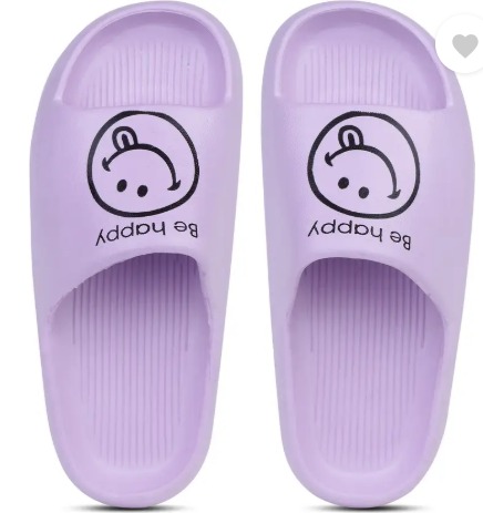 Women Slides Purple Size 38