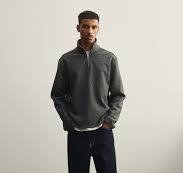 Hm Regular Fit Zip Top Turtleneck Jumper For Men Size S