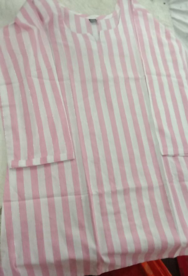 Pink Short Kurti For Women Size 38