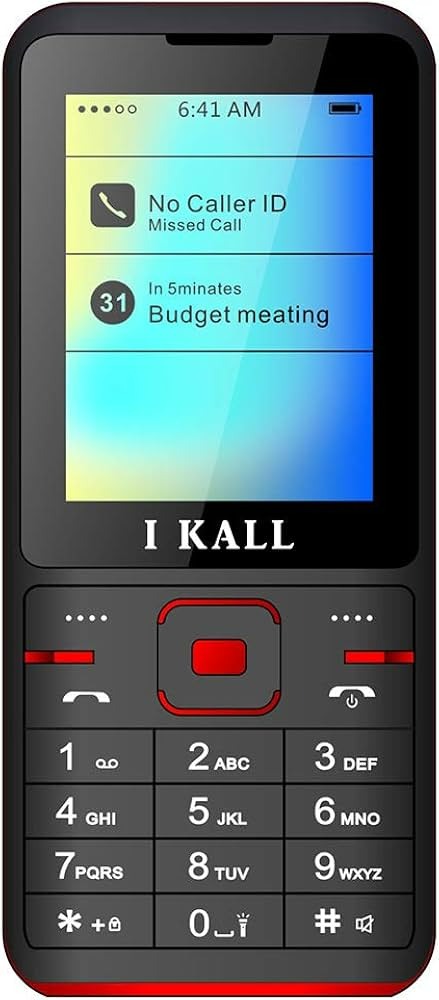 Ikall K37 Multimedia Keypad Mobile Red Imei No 359304075821564
