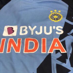 Blue Color Indian Jersey King Virat Kohli 18 Size L