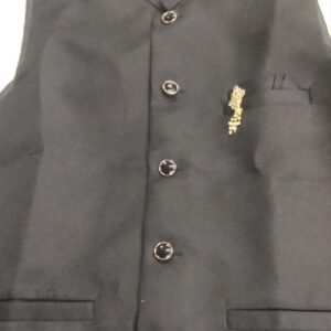 Black Color Half Sleeves Jacket For Men Size M
