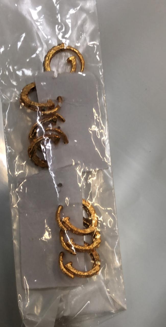 Golden Color Men Earrings