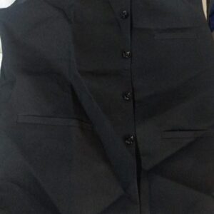 Alkanes Solid Men Waistcoat Black Colour Size Xl