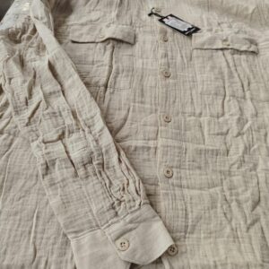 Jimmy Jordan Skin Colour Double Pocket Shirt For Men Size 4Xl