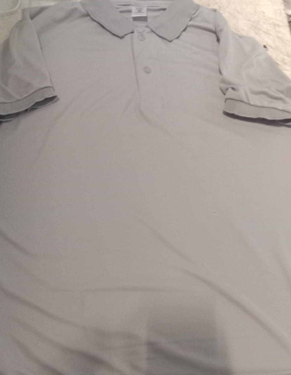 Grey Polo T Shirt Men Size 38