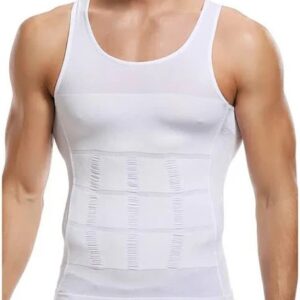 Slim N Lift White Slimming Shirt For Men Size S