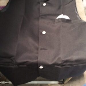 Men Black Nehru Jacket Size 40