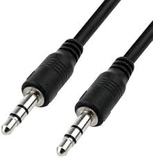 Aux Cable Black Colour