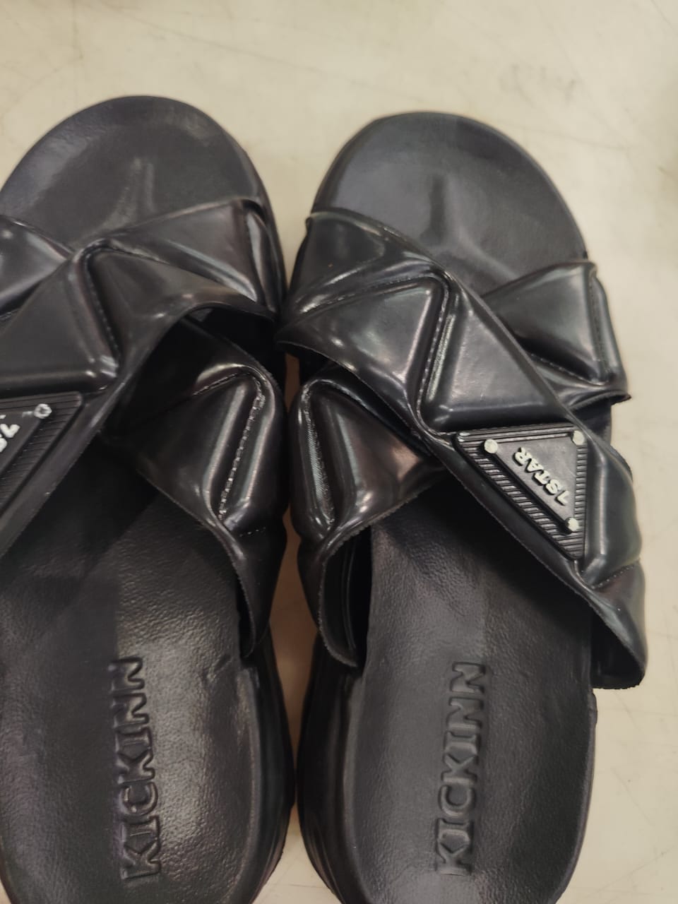 Black Color Slippers For Women Size 36