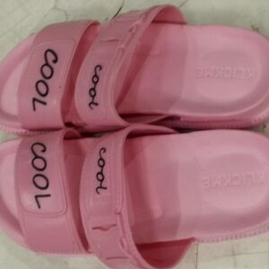Women Pink Colour Slippers Size 5