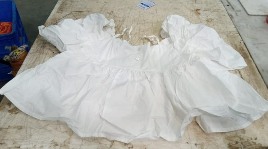 Tokyo Talkies Womens Frill Top White Size S