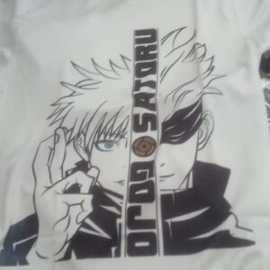 Kids Boy White Colour With Printed T Shirt Size 34