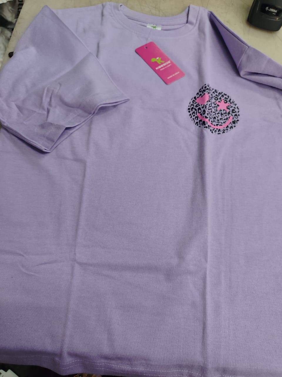 Keesor Lavender Colour T Shirt For Kids Girls Size 11 To 12Y