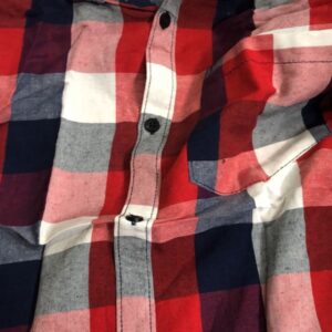 Red Color Check Shirt For Men Size S