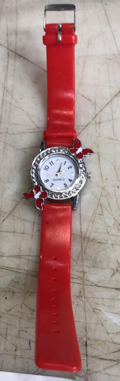 Red Color Analog Watch For Women