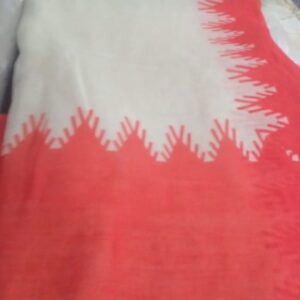 Madurai Cotton Special Saree Red White For Women