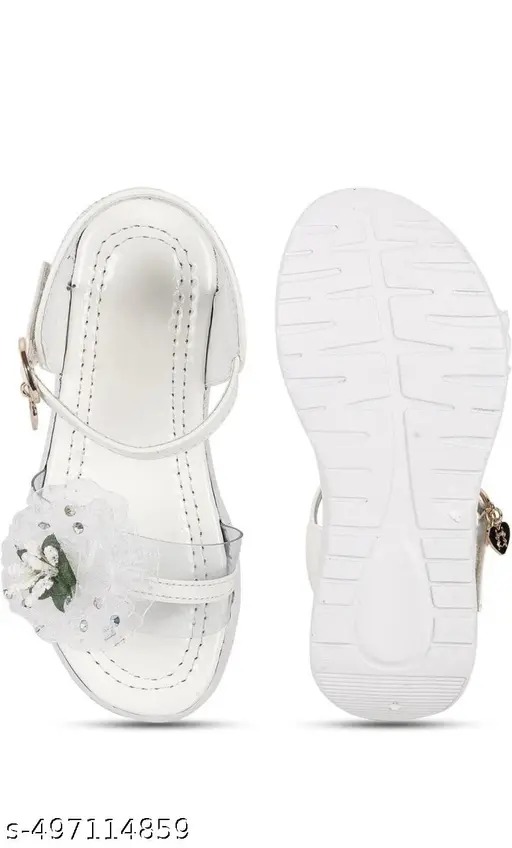 Kid Girl Sandals Size 1 White Colour