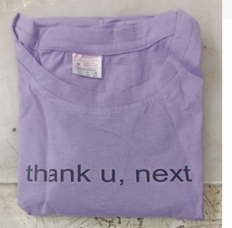 Women T Shirt Purple Colour Size M