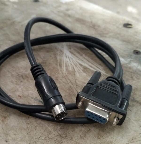 Db9P Female To Male 8P Mini Din Plc Cable For Dvp