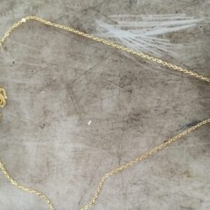 Woman Golden Eye Logo Chain