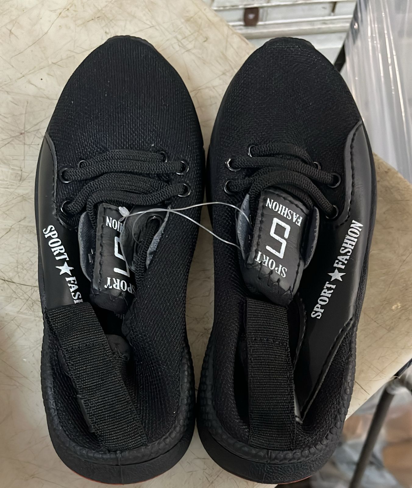 Kids Boy Black Colour Sports Shoes Size 1