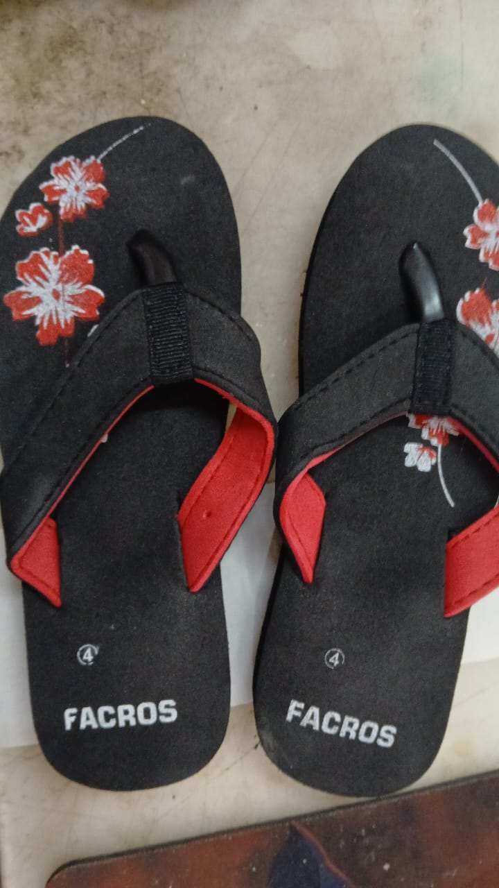Slippers For Women Colour Black Size 4