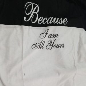 T Shirt For Men Colour Black White Size S
