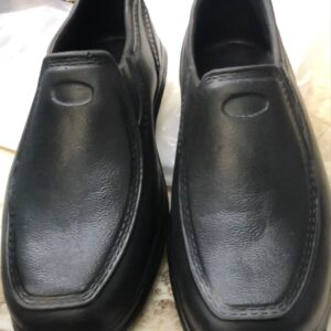 Black Color Rubber Shoe For Men Size 6
