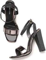 Marc Loire Women Heels Sandal Black Size 37