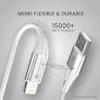 Portronics Konnect B 8 Pin Usb Cable 3Point0 Amp Output With Charge Data Sync With 1M Silver