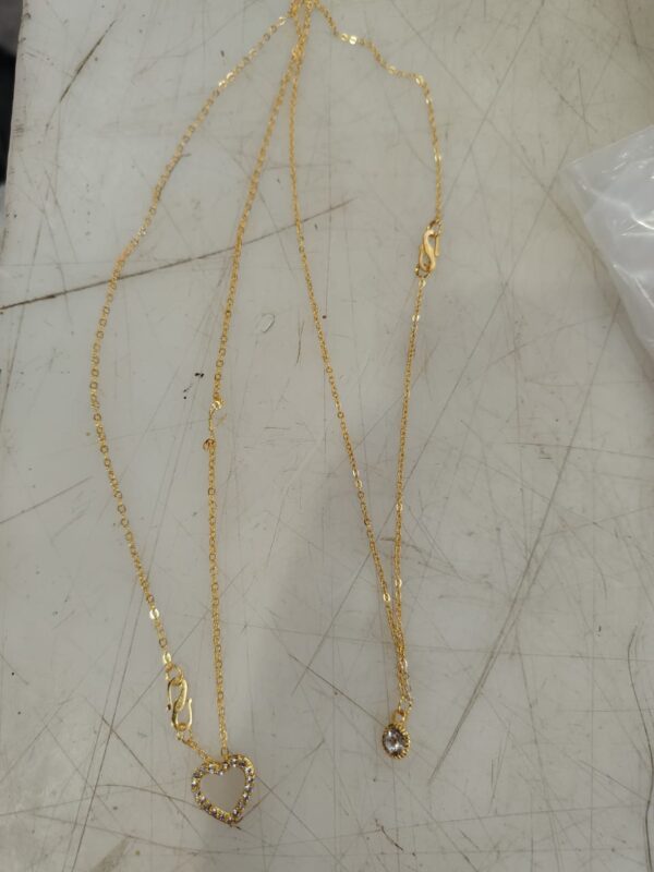 Gold Color Pendant For Women Pack Of 2