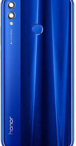 Back Glass Panel For Huawei Honor 8X Blue With Camera Lens