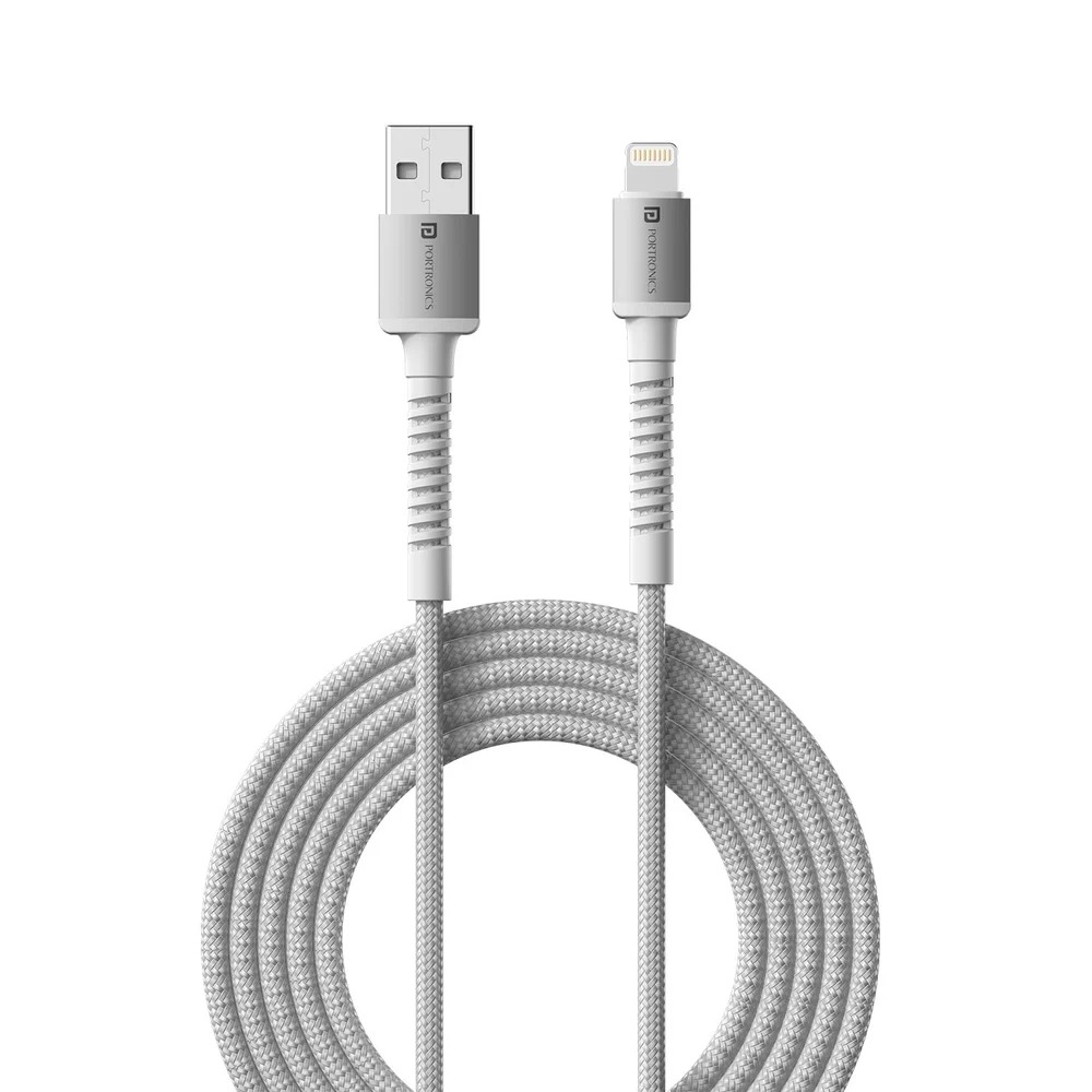 Portronics Konnect X Usb To 8 Pin Data Cable With 3A Output