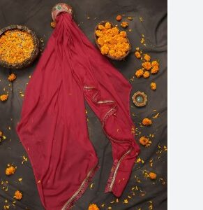 Lakshita Dark Pink Dupatta For Women